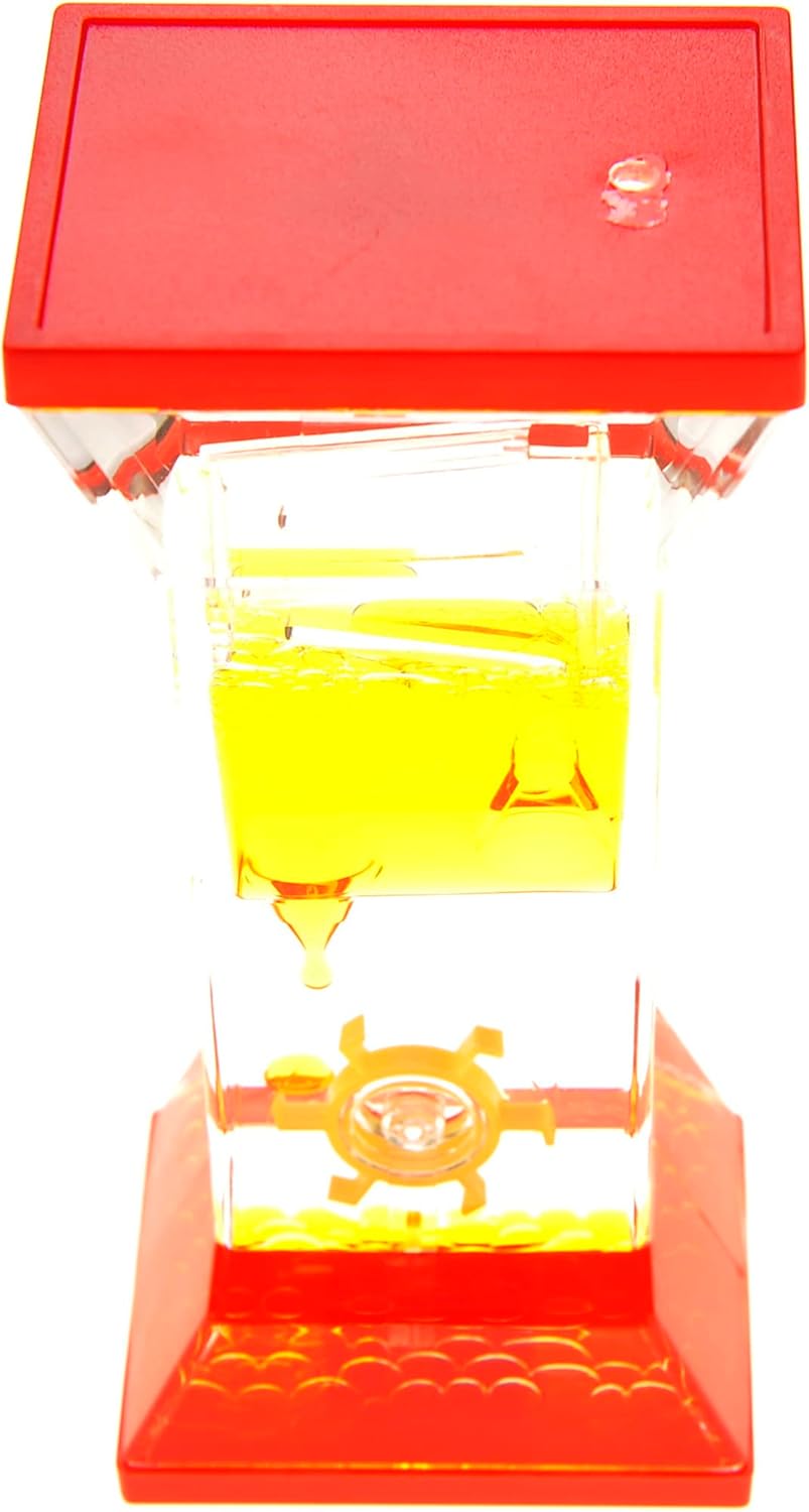 PowerTRC Liquid Motion Bubbler Sensory Toy, Fidget Toy for Desk Tops | Calming and Relaxing ADHD, Anxiety, and Autism Toy for Kids and Adults