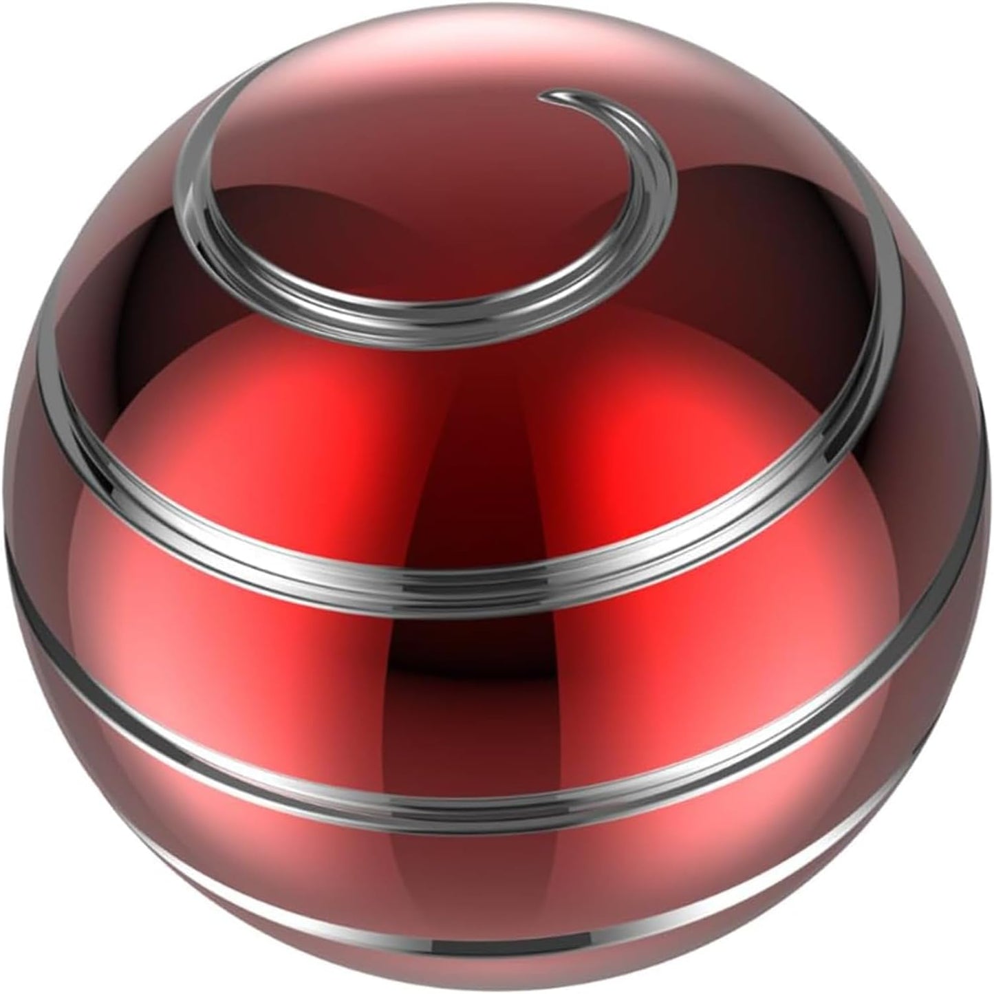 Kinetic Desk Spinning Toy, 1.77'' Desk Toys for Office for Adults, Fidget Toys for Party Favors, Christmas Stocking Stuffers, Easter Basket (45MM, Red A)