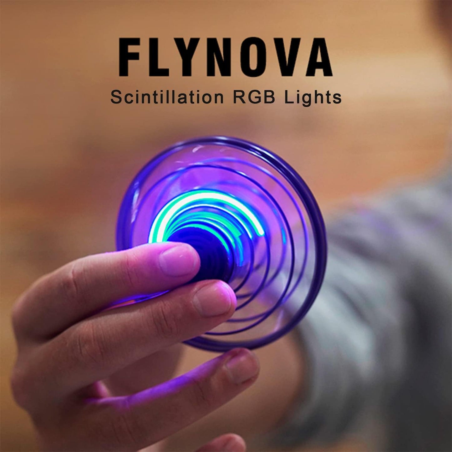 FLYNOVA Hand Operated Mini Drones,UFO Magic Flying Orb with Lights,Hover Boomerang Fidget Spinner,Easter Christmas Birthday Gift for Indoor Outdoor Party Boys Girls Teen Toy Age 8 9 10 11+