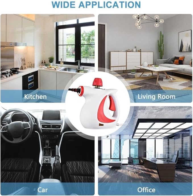 Laytic Steammaster Pro, Laytic Handheld Steam Cleaner, 10 In 1 Handheld Pressure Multi Purpose Cleaner Home Use (Blue)