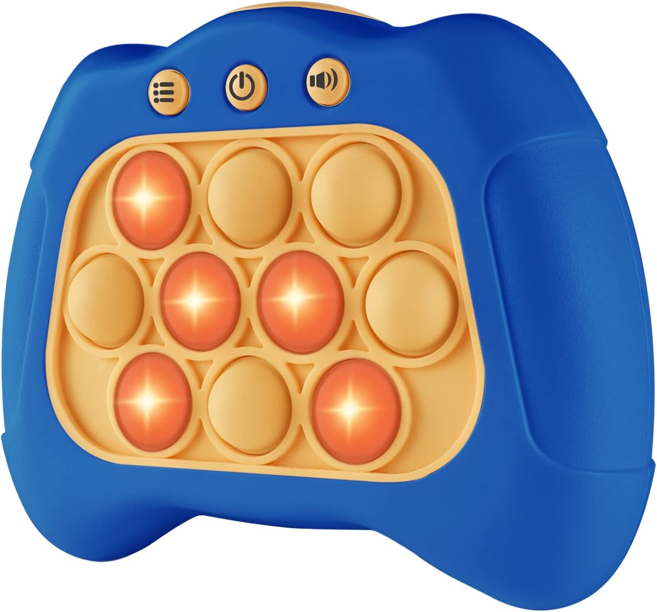 Pop The Target! Handheld Speed Pushing Game Machine: A Fun Multiplayer Game for Family. Fidget Game Toy for 6 7 8 9 10 11 12 Years Old Blue