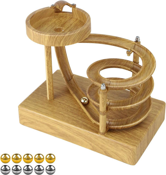 Kinetic Art Perpetual Motion Machine, Physical Balance Kinetic Energy Model, Newtons Science Physics Gadgets, Non-Stop Rolling Ball Toys, Balance Stress Relief Creative Gifts for Friends and Family