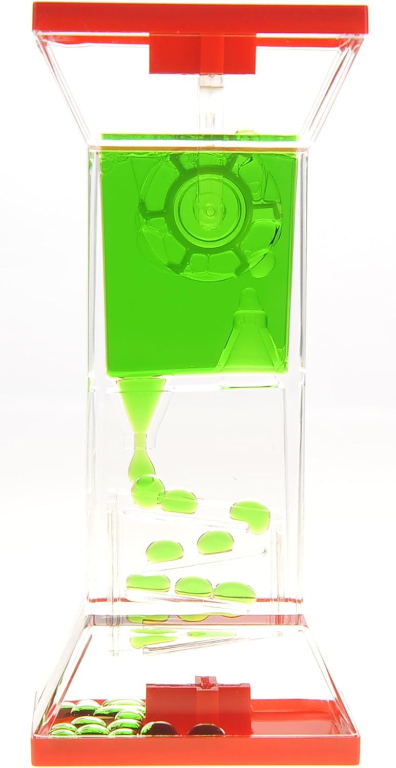 PowerTRC Liquid Motion Bubbler Sensory Toy, Fidget Toy for Desk Tops | Calming and Relaxing ADHD, Anxiety, and Autism Toy for Kids and Adults