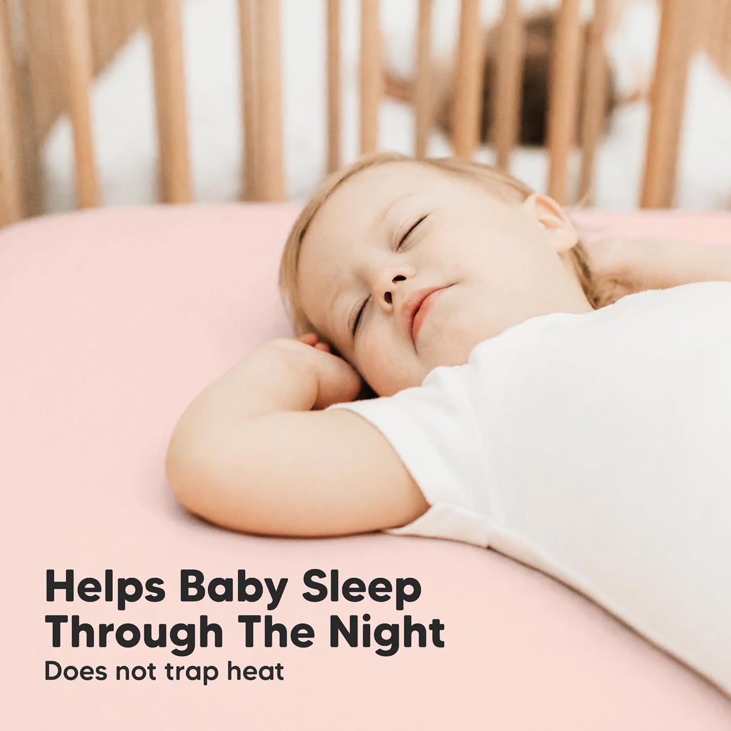 KeaBabies 2-Pack Baby Crib Sheets for Boys, Girls - 52x28 Viscose Derived from Bamboo Toddler Bed Sheets Neutral, Fitted Crib Mattress Cover for Standard Baby Bedding, Soft & Cozy (Cameo)