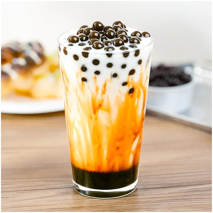 Tea Zone [1 Pound] Brown Sugar Popping Pearls, Bursting Pearls for Teas, Shakes, Smoothies, Dessert Toppings