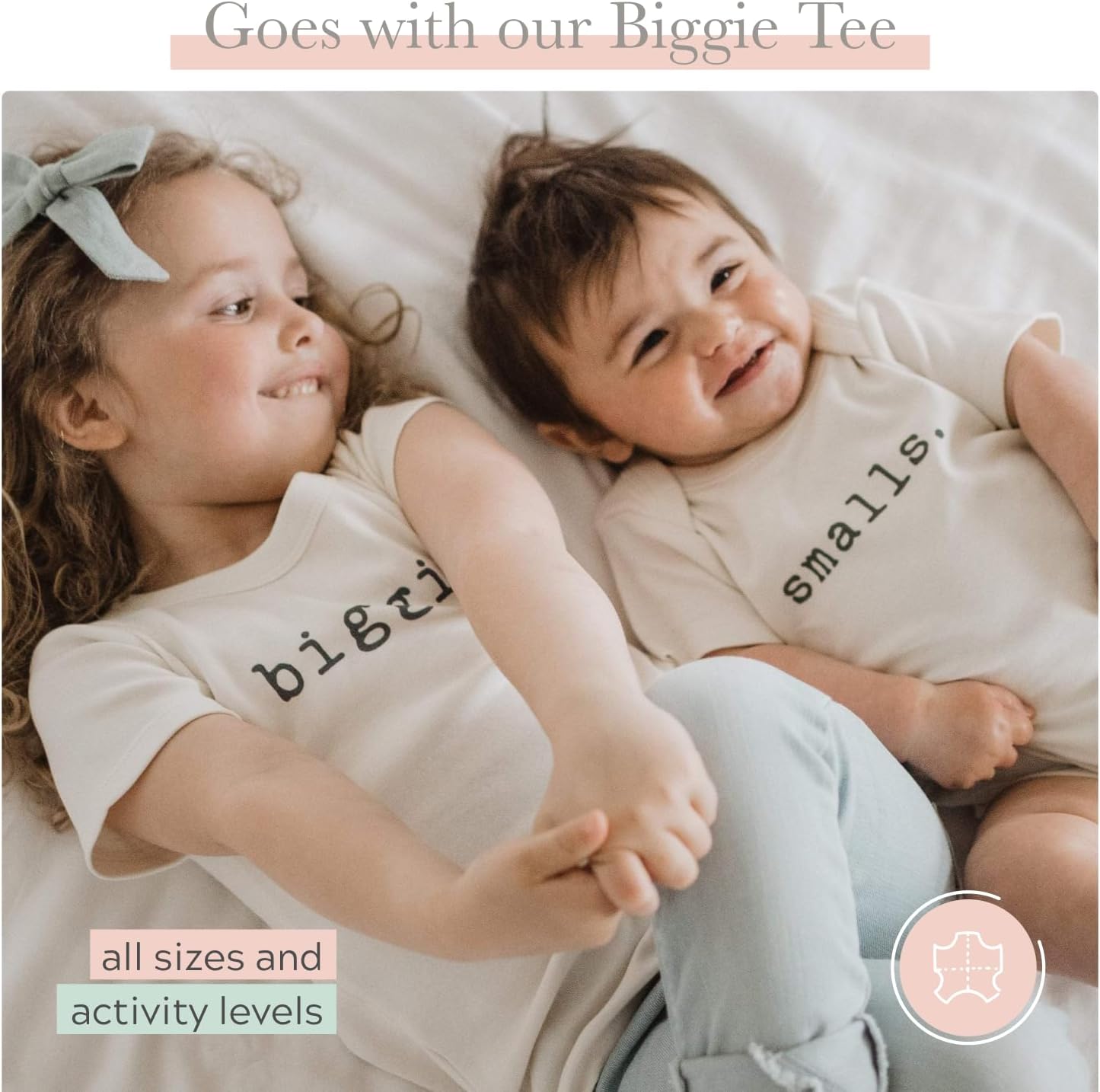 Finn + Emma Organic Cotton Graphic Baby Onesie - Gender Neutral Bodysuits for Babies 0-12 Months in Multiple Sizes and Styles