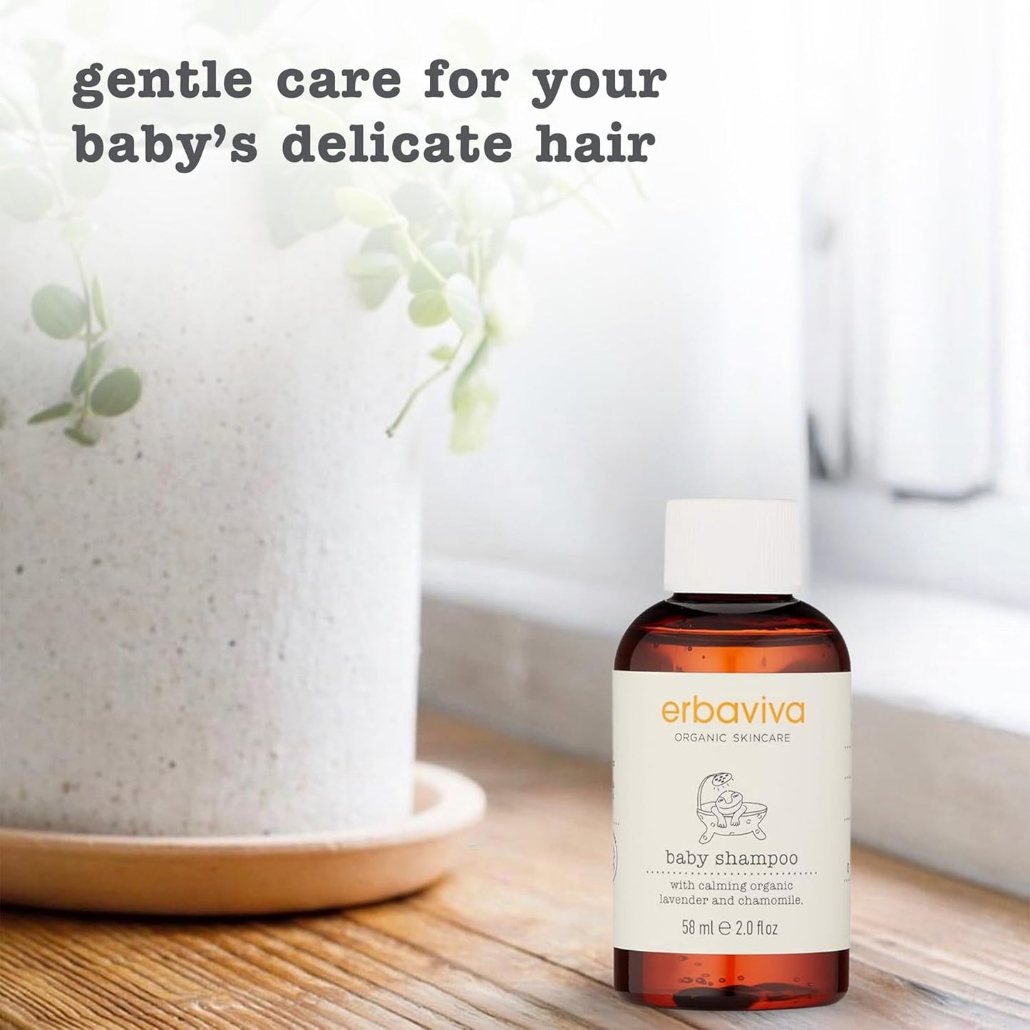 erbaviva Baby Shampoo, 2 Fl Oz