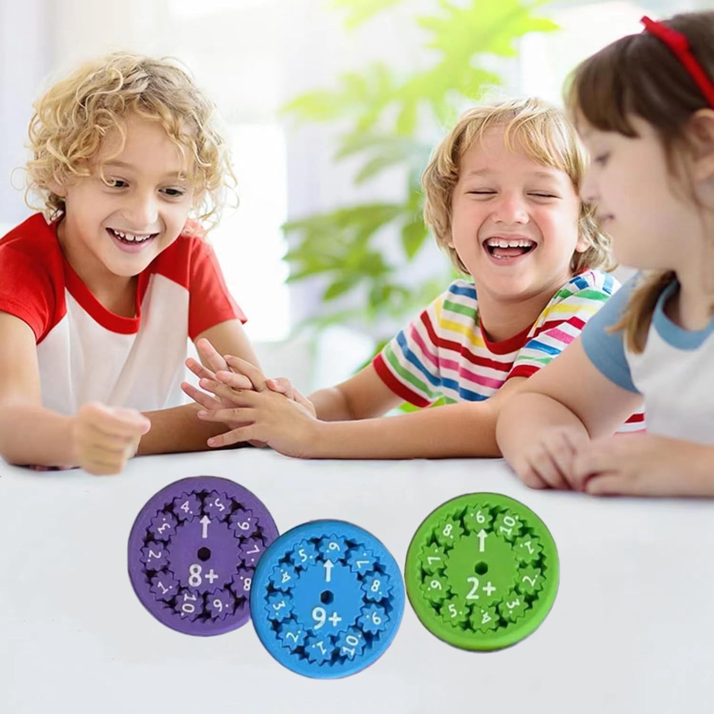 Math Fidget Spinners,Educational Math Fact Fidget Spinners, Math Fidget Toy Multiplication, Math Learning & Education Toys Game(18pcs)