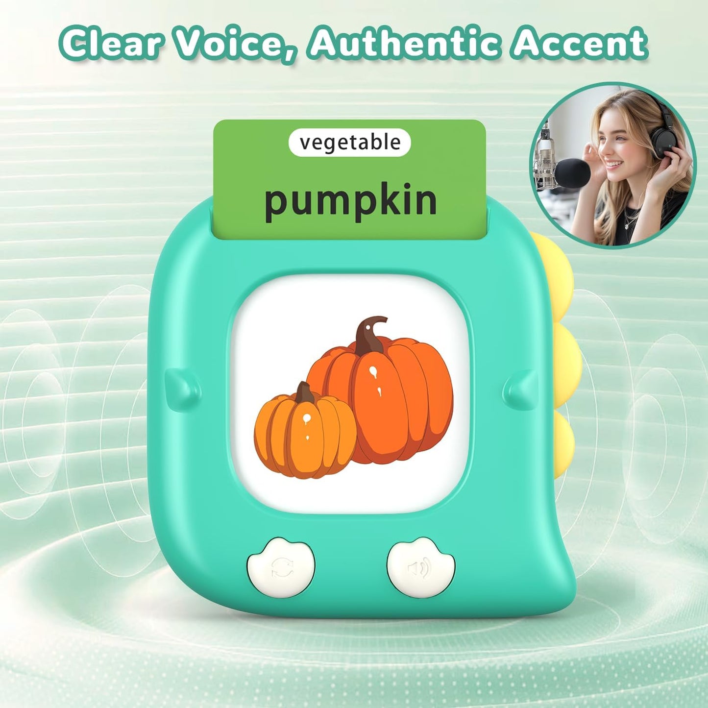 Kidzdo Talking Flashcards for Toddlers, 560 English Sight Words Educational Toy, Pocket Speech Therapy Toys, Autism Sensory Toys for Kids 1-6, Birthday Xmas Gift for Boys