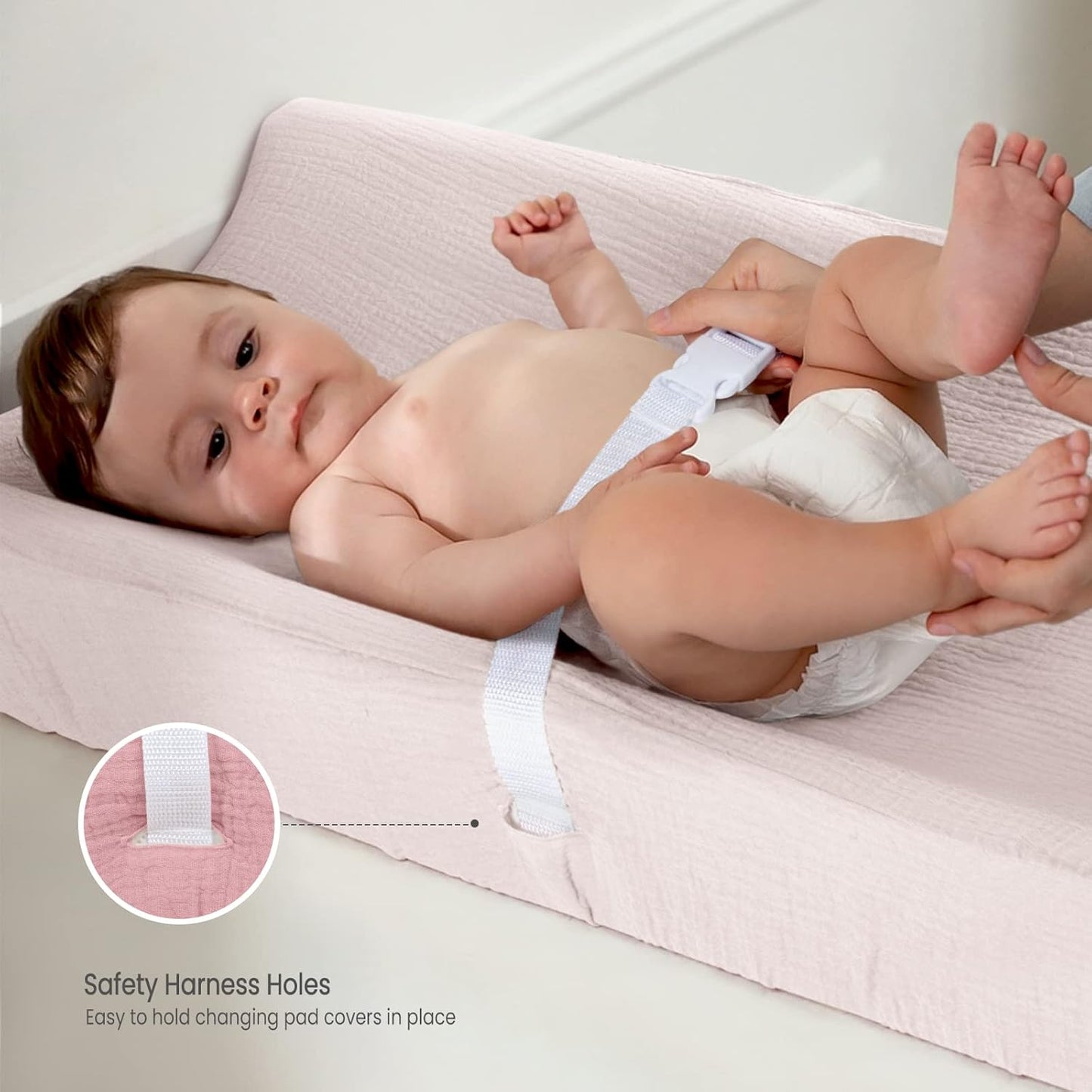 lulumoon Baby Changing Pad Cover: Muslin Diaper Changing Table Pad Cover - Changing Pad Sheets for Girls Boys