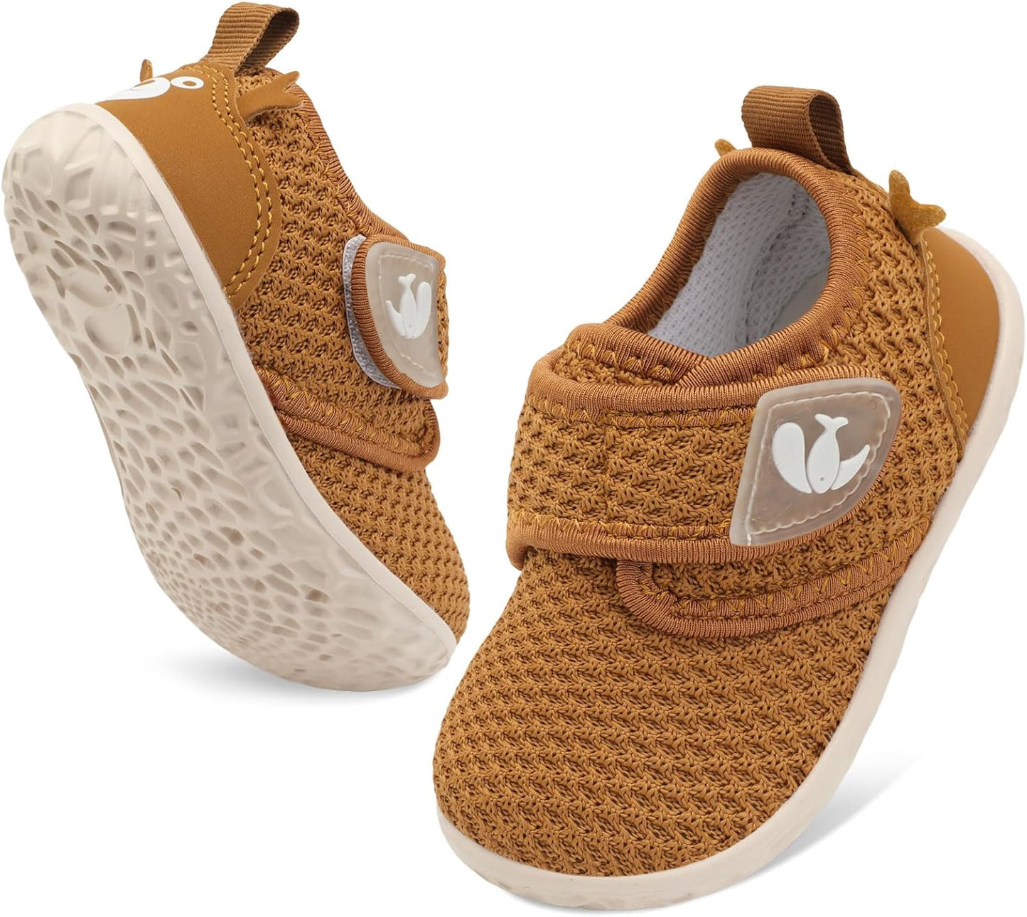 FEETCITY Baby Walking Shoes Barefoot Baby Shoes Infant Sneakers Newborn Crib Shoe Lightweight Flexible Slip On Shoe