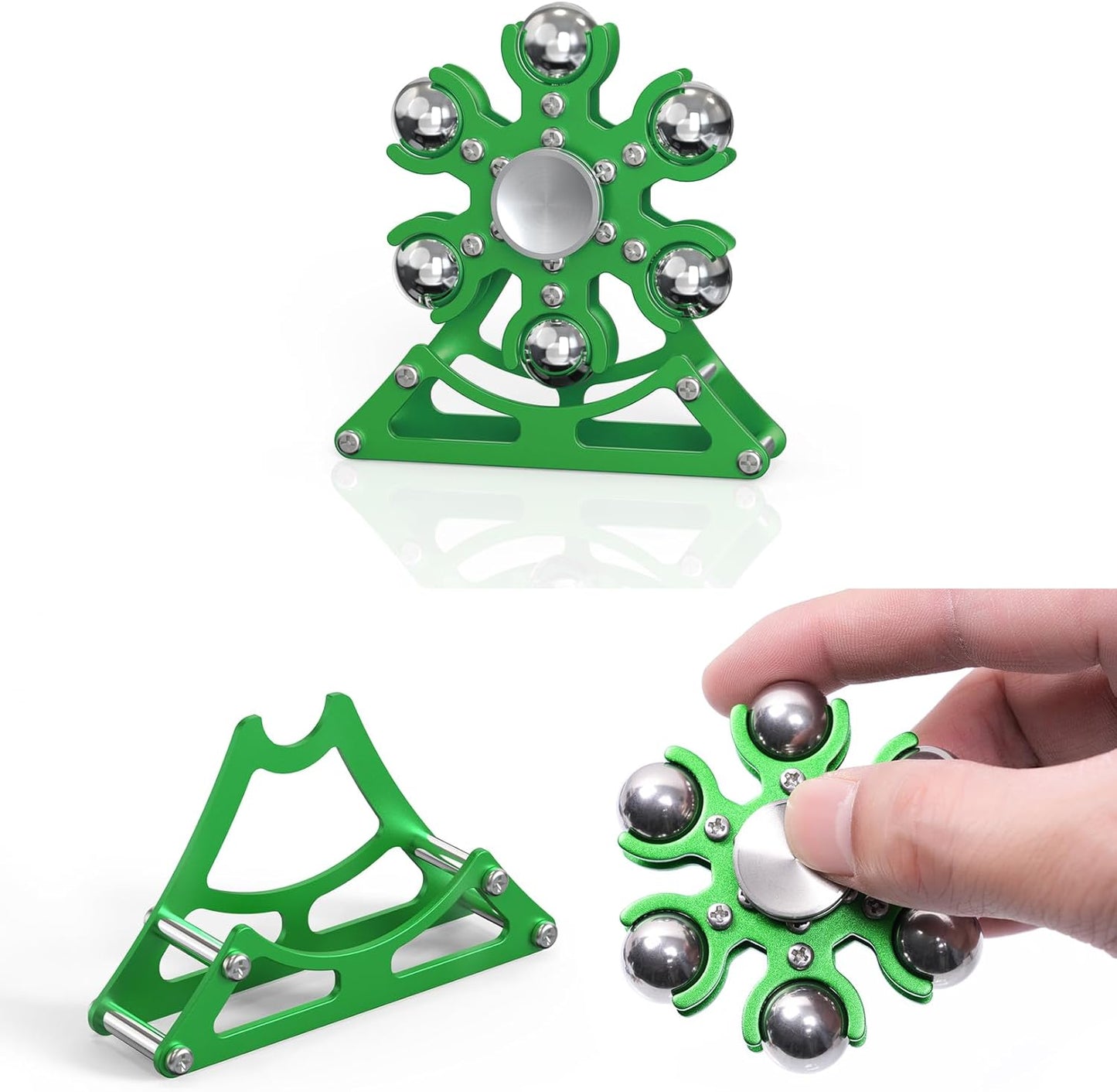 Desk-Fidget-Toys for Ferris-Wheels-Spinner: 4mins Kinetic-Metal-Spinner, Cool-Gadgets-Stuff for Kid Children Teen Adult EDC-Toy, ADHD Tools Stress Relief for Office Home School Men Woman Christmas