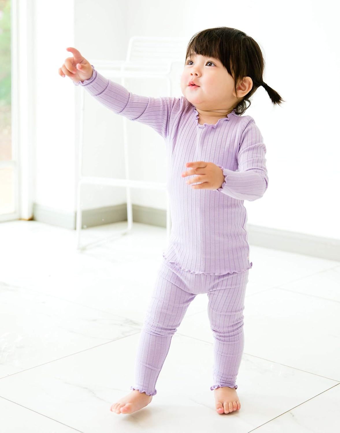 VAENAIT 6M-12Y Toddler Kids Girls Boys Soft Comfy Modal Tencel Solid Raglan Sleepwear Pajamas Pjs 2pcs/4pcs Set