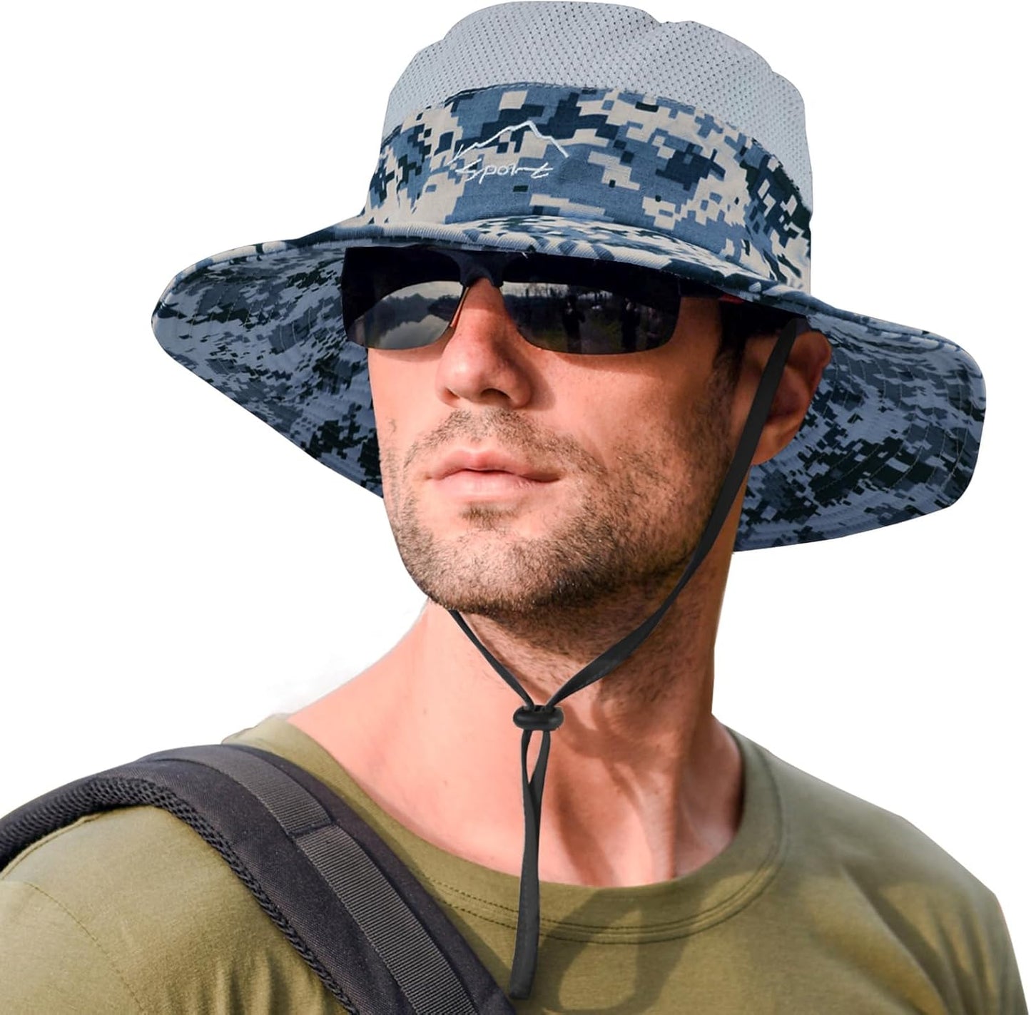 Sun Hats for Men Women Fishing Hat UPF 50+ Breathable Wide Brim Summer UV Protection Hat