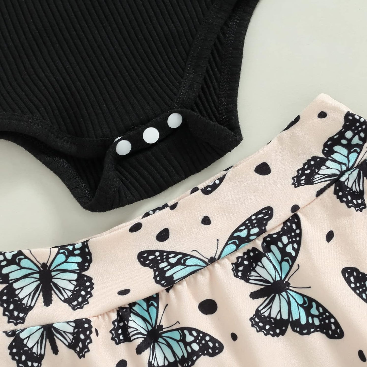 fhutpw Baby Girl Clothes Summer Cute Outfits 3 6 12 18 Months Spaghetti Strap Romper & Floarl Shorts Sets