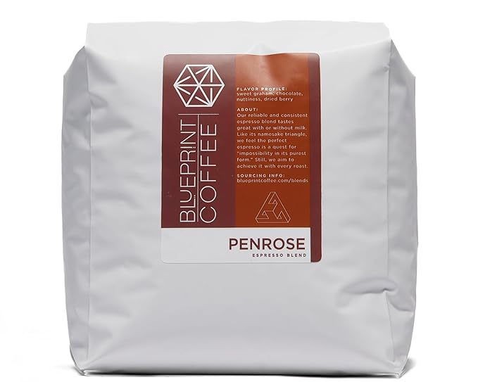 Blueprint Coffee Penrose Espresso Blend Whole Bean Coffee, 5lb