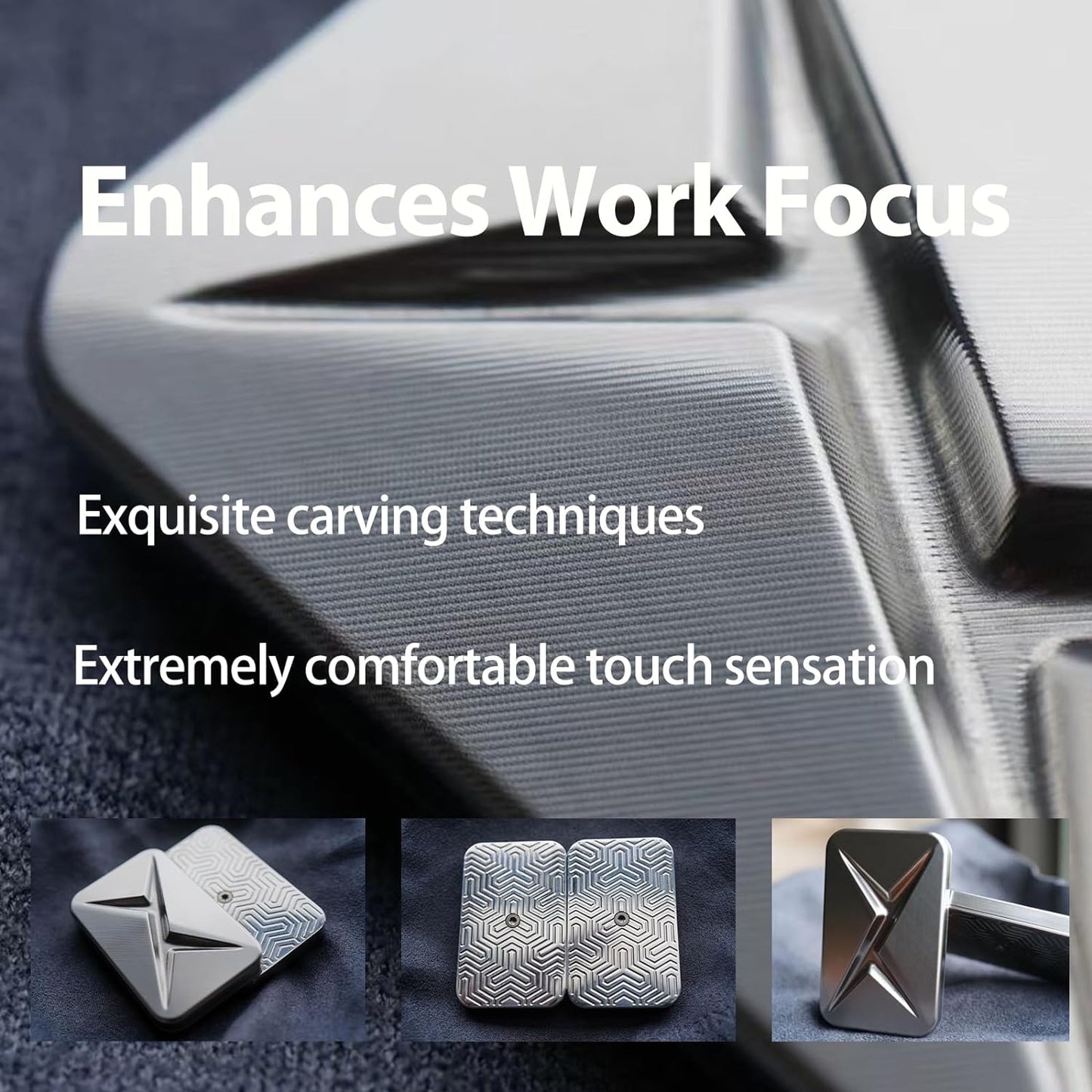 Infinite Lightning Fidget Slider Luminous Metal Magnetic Fidget Toys Adults for Stress Relief (Greenlight)