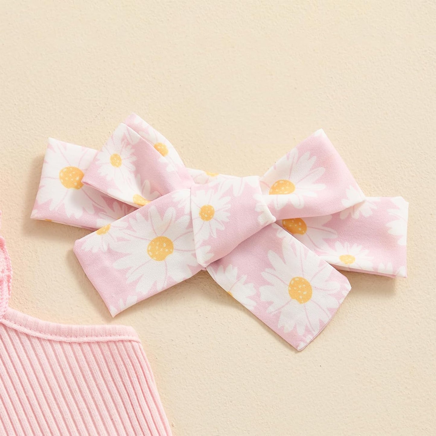 fhutpw Baby Girl Clothes Summer Cute Outfits 3 6 12 18 Months Spaghetti Strap Romper & Floarl Shorts Sets