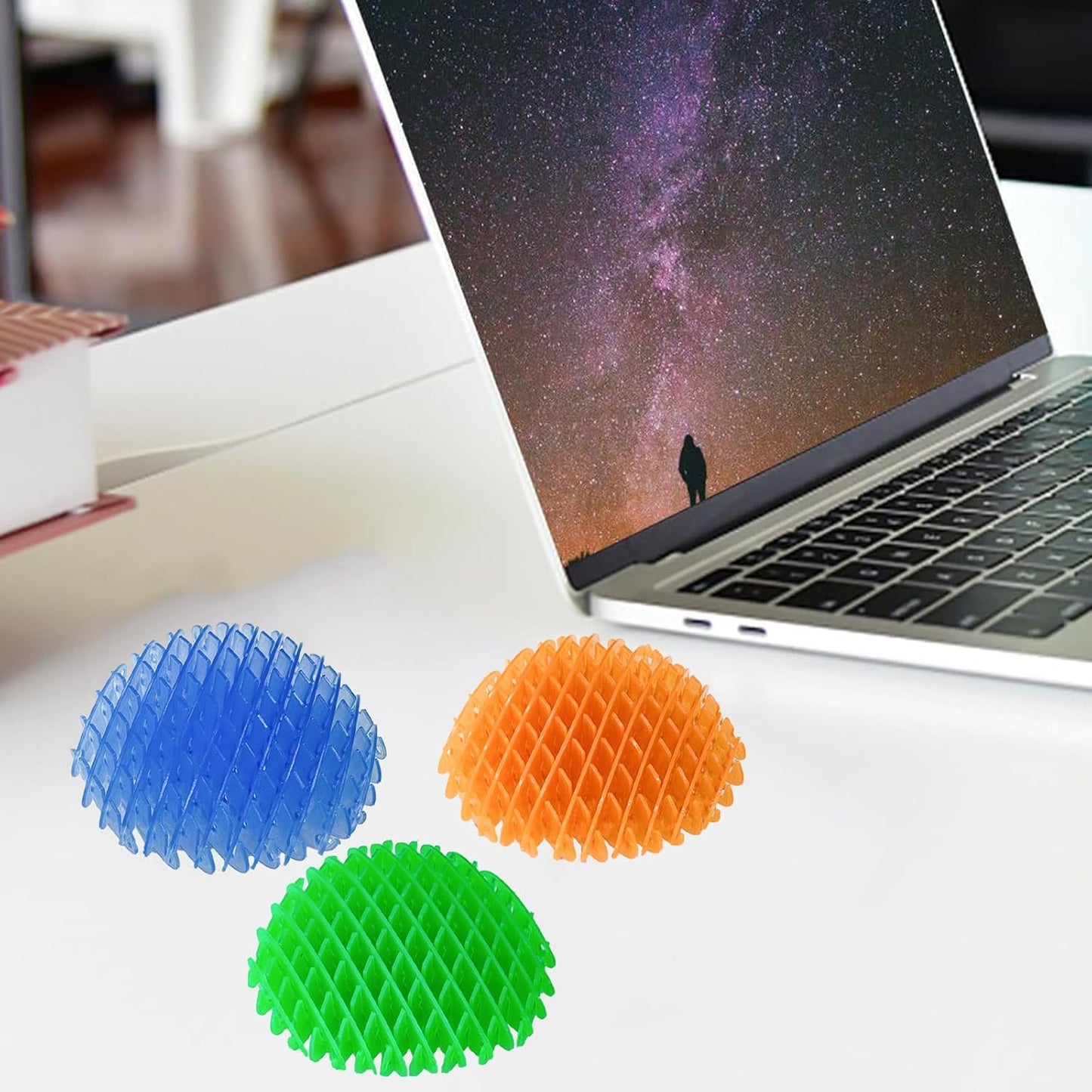 3Pcs Fidget Worm Toy, Cool Toy Worm Big Fidget Toy, Green Cute Worm Shaped Ornament, Funny Pocket Worm Fidget Toy Weird Sensory Toy Portable for Adults Children