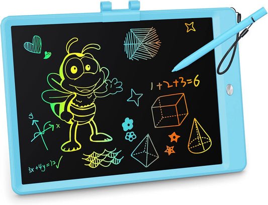 KOKODI LCD Writing Tablet, Valentines Day Gifts for Kids，10 Inch Colorful Toddler Doodle Board Drawing Tablet, Erasable Reusable Electronic Drawing Pads, Educational and Learning Toys for Kids