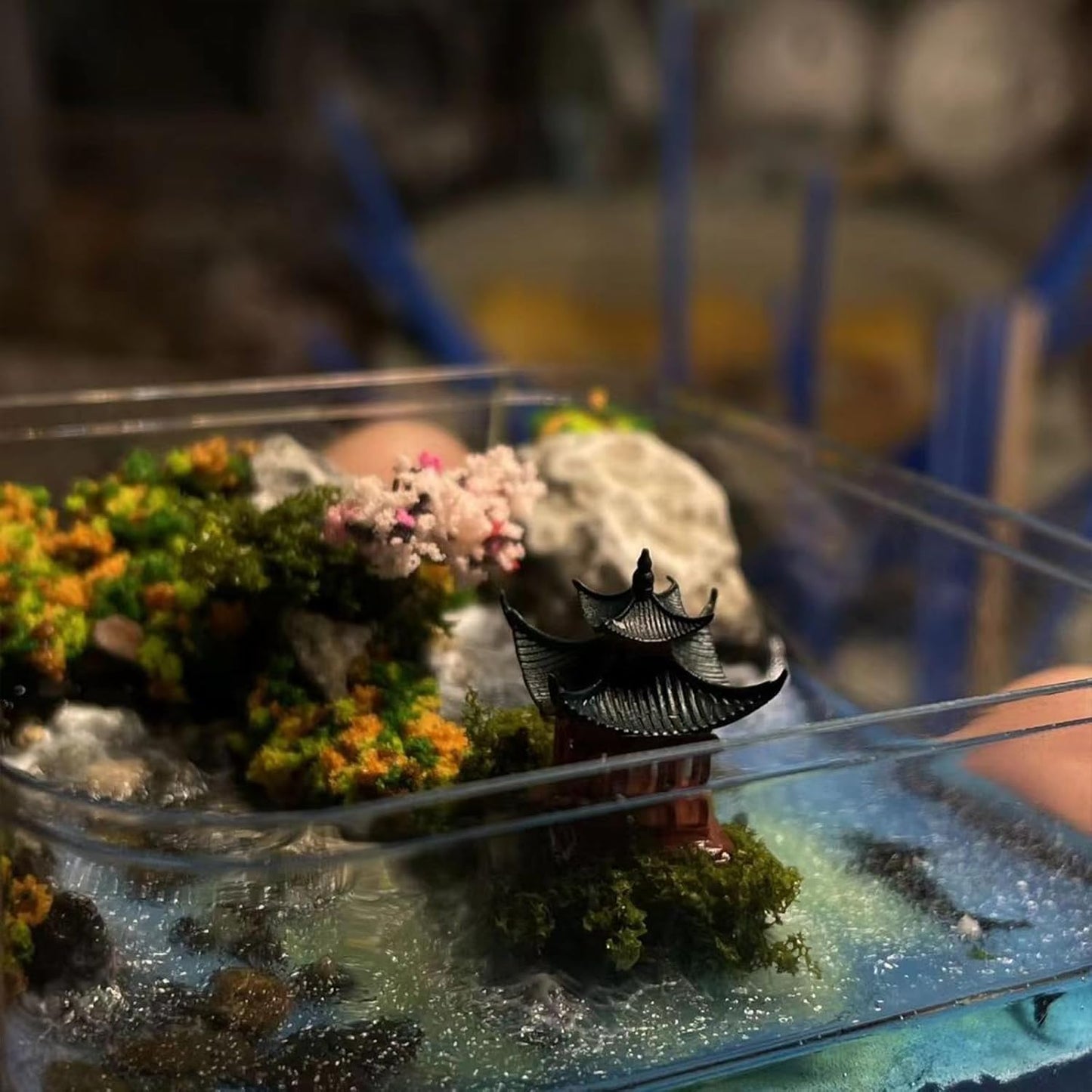 Miniature Landscape Garden Kit, Pocket Islands, Model Moss, Handmade DIY, Creative Toys, Stress Relief Toys for Adult, Desk Decorations