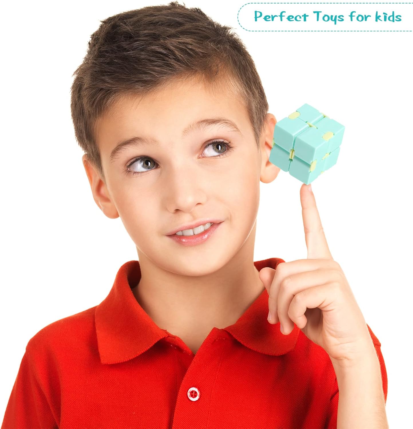 12 Pieces Mini Cube Blocks Mini Cube Desk Toy Magic Sensory Tool Blocks Puzzle Flip Cube for Teens Adults Birthday Favors (Star and Macarons)