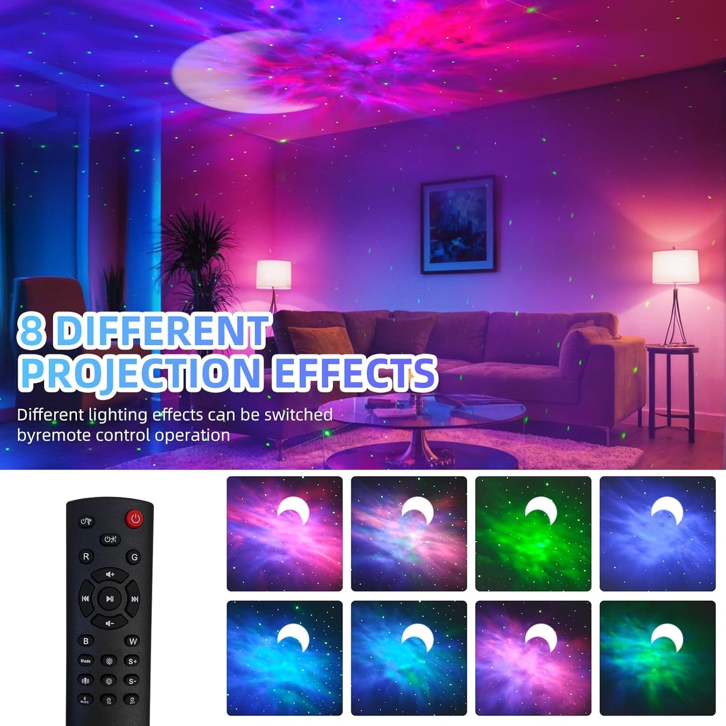 Star Projector Astronaut Galax Projector-Bluetooth Music- White Noise for Sleep-Star Moon Nebula Night Light for Bedroom,360° Adjustable Galaxy with Remote,Timer,Room Decoration,Gift Choice for Party