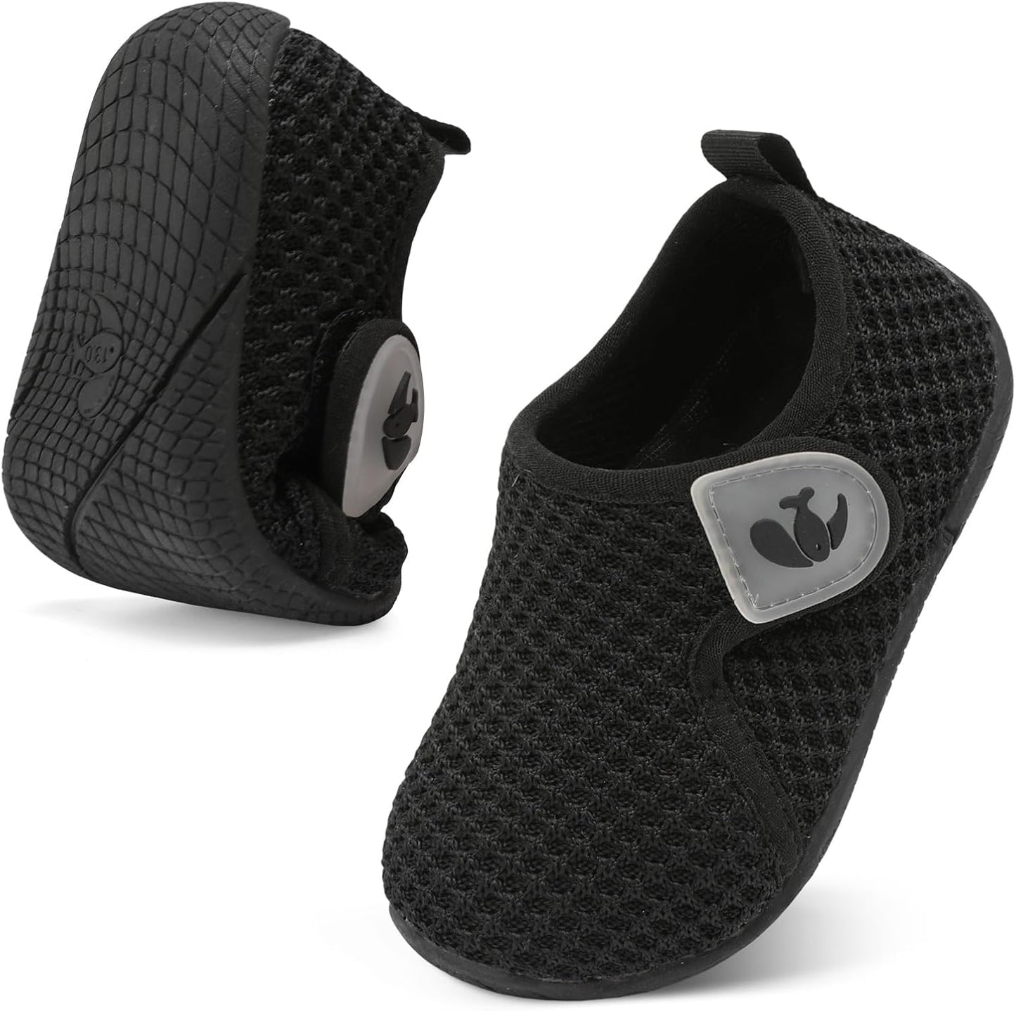 FEETCITY Toddler Walking Shoes Slip On Toddler Shoes Boys Girls Kids Sports Sneakers Casual School Shoes Barefoot Shoes