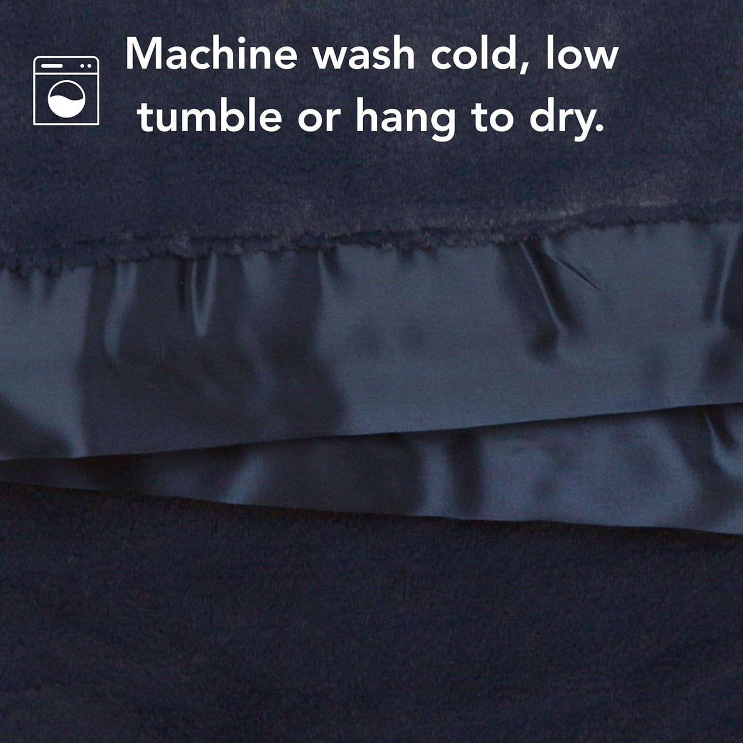 Little Giraffe Baby Blanket - Luxe Soft Blanket with Satin Trim - Baby Stroller Blanket - Newborn Baby Essentials & Baby Gifts - 29"x35" - Midnight