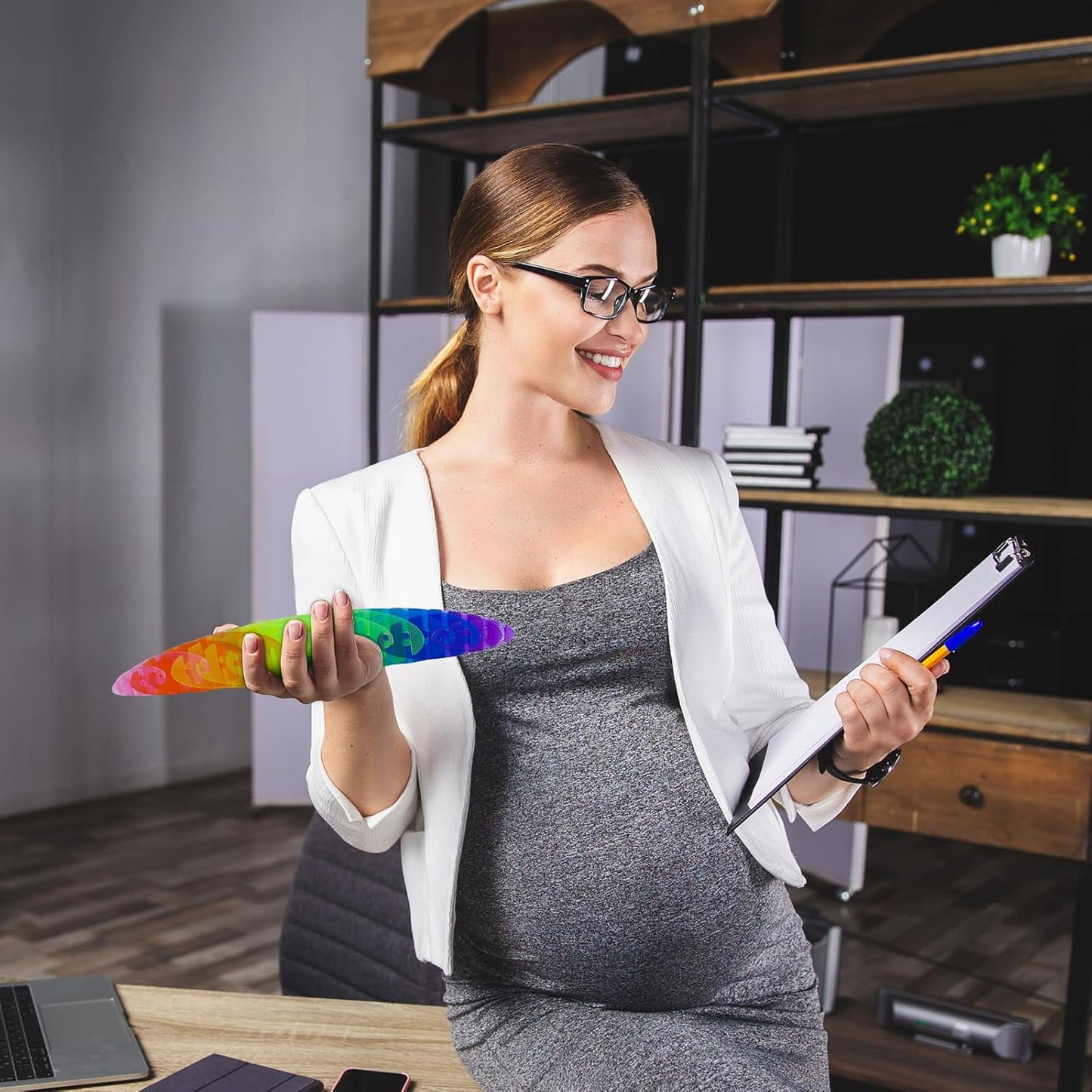 3 Packs Fidget Worm Toy, Desk Fidgets for Adults, 3D Printing Elastic Worm Shaped Ornament Pocket Squeeze Toys, Fidget Sensory Toys for Kids, Relieves Stress Anxiety Finger Toys for Adults Children