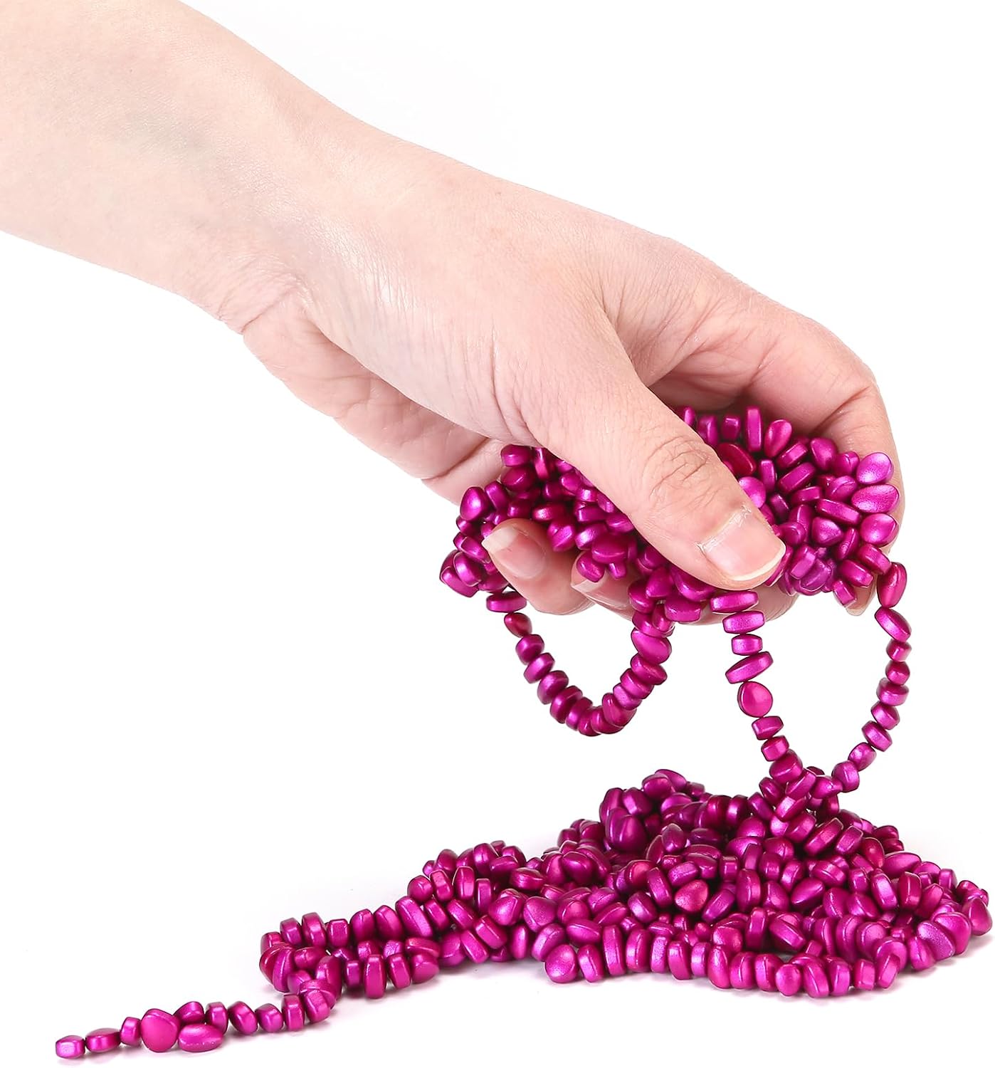 550pcs Rose-red Magnet Balls Desk Toys for Adults, Ferrite Crags Magnetic Putty Desk Fidget Toys for Office