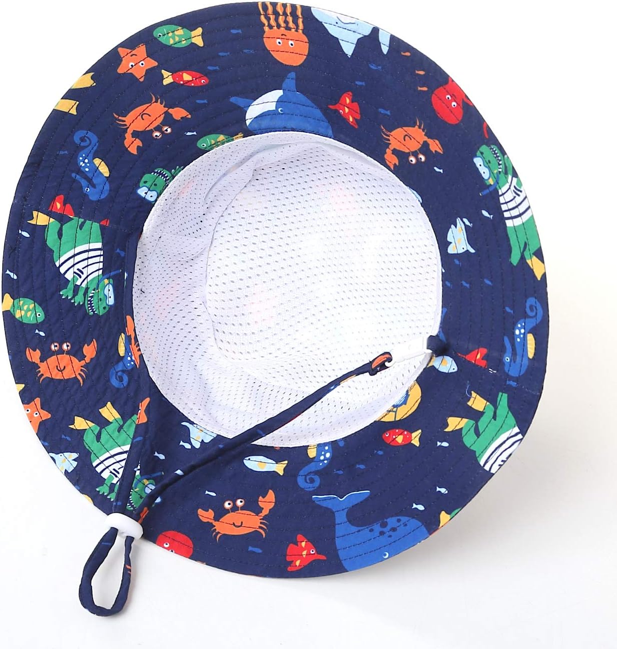 Home Prefer UPF50+ Wide Brim Sun Hat Boys Girls Sun Protection Hat Zoo Beach Swim Safari Bucket Hat for Baby Toddler Kid
