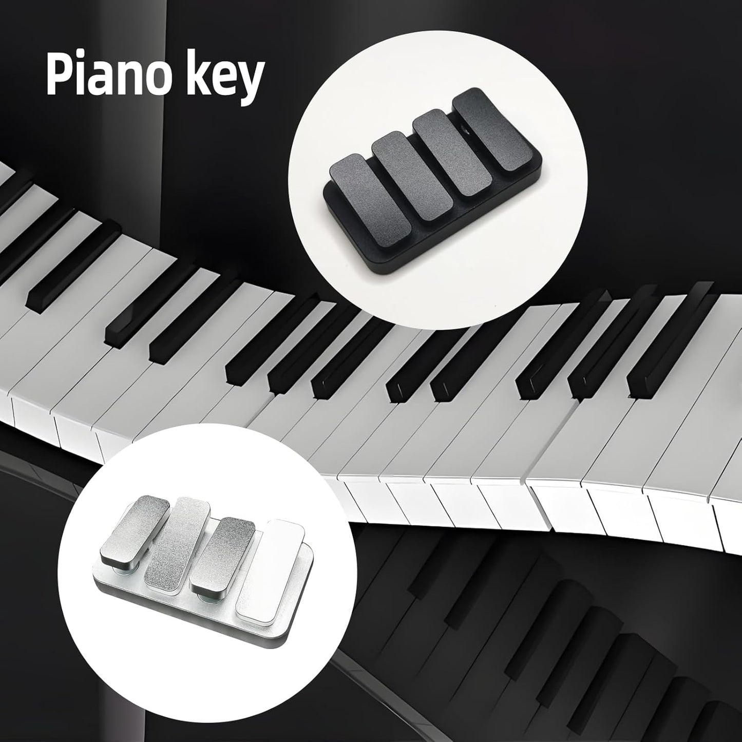 Premium Magnetic Metal Fidget Slider - EDC Haptic Clicker Stress Relief Toy for Adults, Anxiety & ADHD Relief, Pocket-Sized, Durable, Quiet Control, for Men & Women.(Sliver)