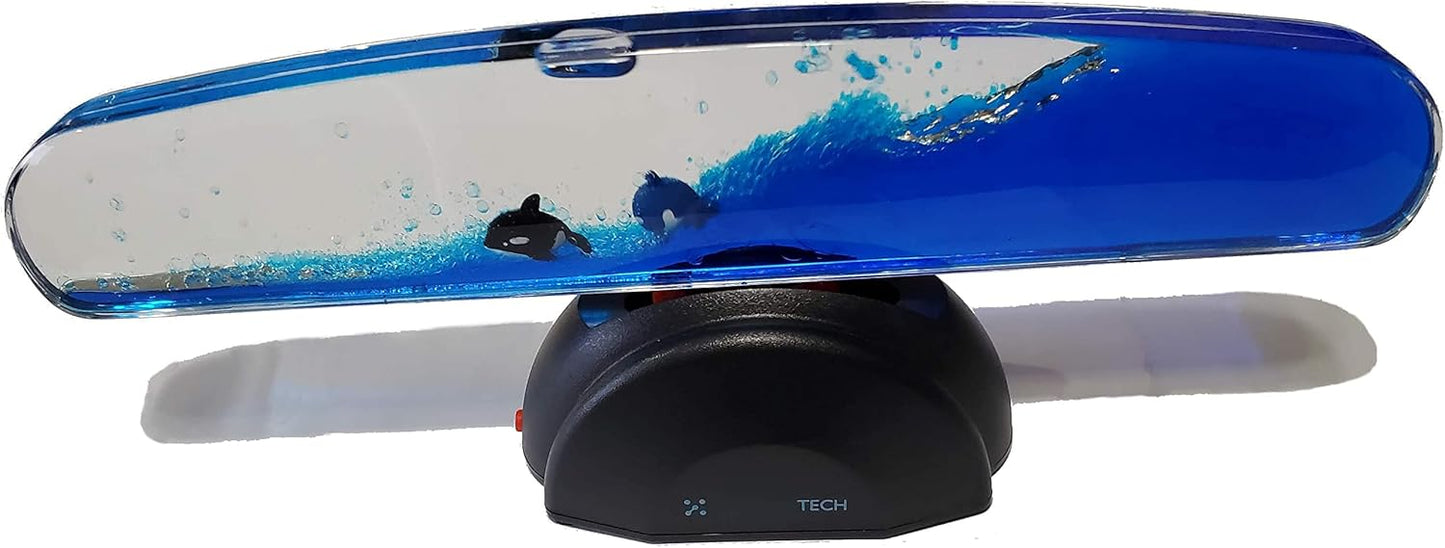 Wave Motion Machine (Blue, 12 Inch with Orcas)