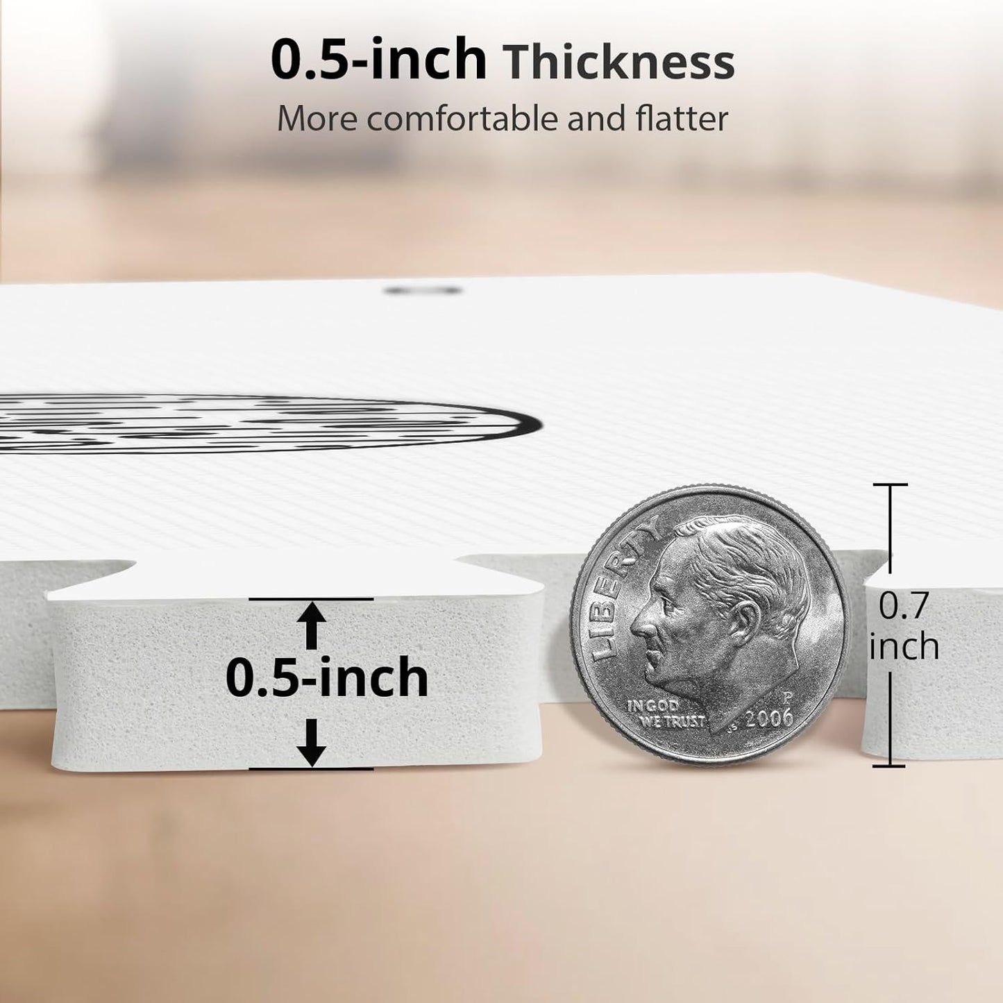 Baby Play Mat, 72x48-Inch Baby Foam Play Mat,6-Piece Interlocking Foam Floor Tiles for Toddlers, Floor Mats for Kids,Baby Foam Play Mat for Babies & Toddlers, Waterproof,Crawling Mat(Space)