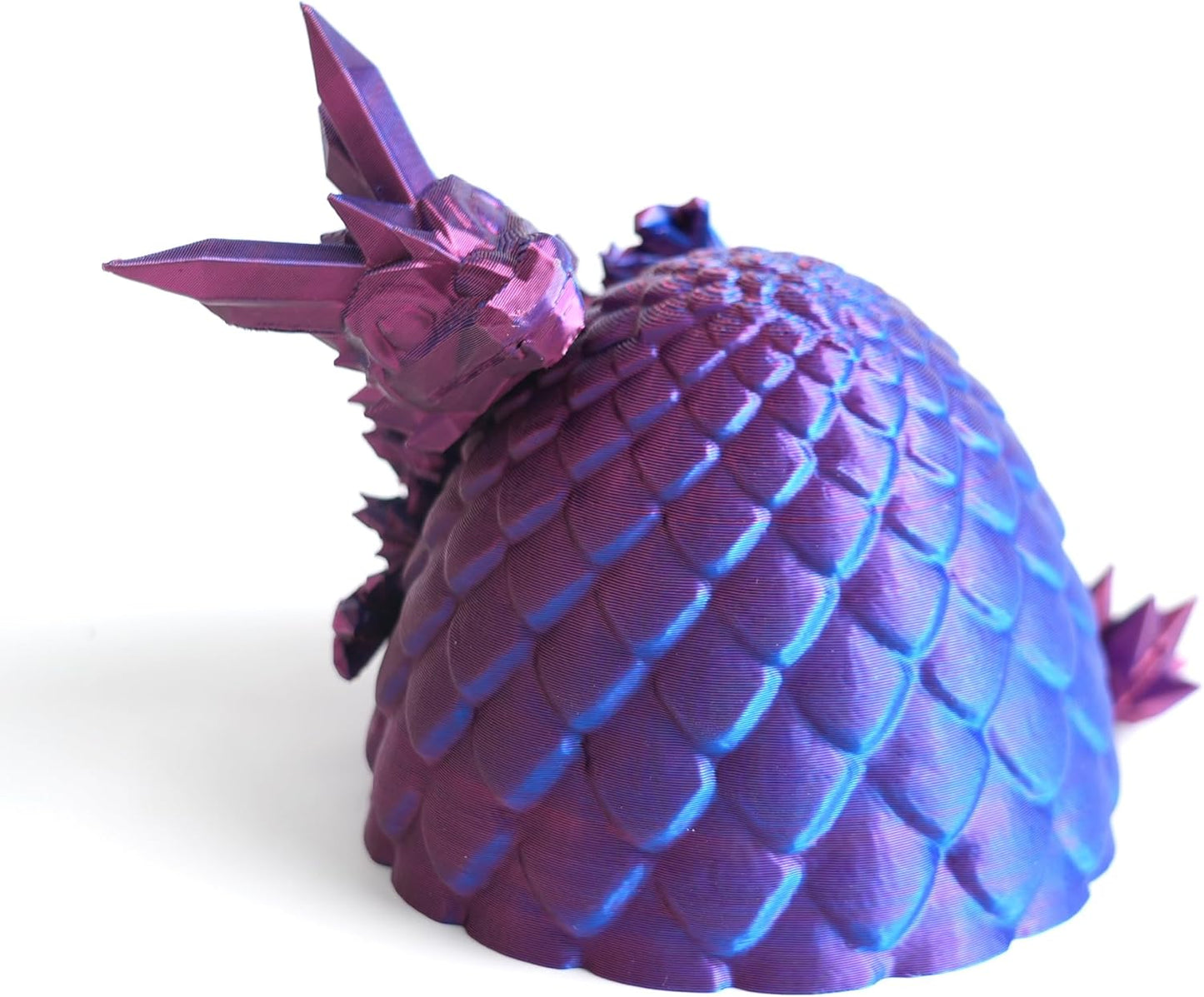 Dragon Egg - Surprise Egg with 8” Flexible Dragon Inside, 3D Printed Gift, Easter Egg, Articulated Dragon Toy for Birthday, Home Decor