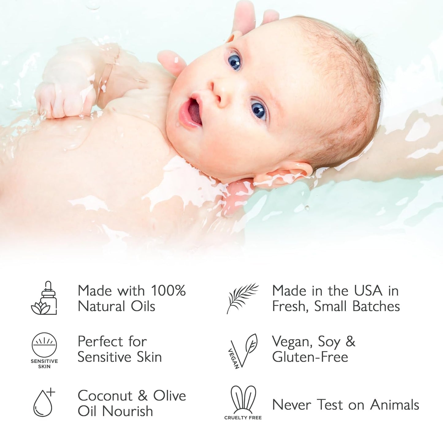 SoCal Suds & Company 2oz Organic Baby Wash & Shampoo - Lavender