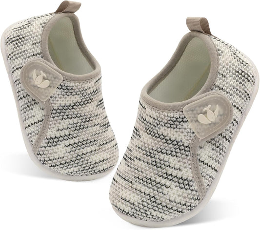 FEETCITY Toddler Walking Shoes Slip On Toddler Shoes Boys Girls Kids Sports Sneakers Casual School Shoes Barefoot Shoes