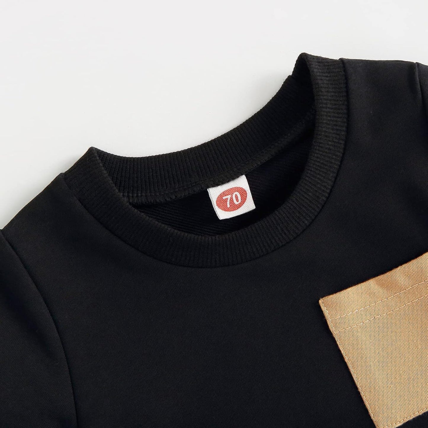 fhutpw Baby Toddler Boy Clothes Summer Outfits 6 12 18 24 Months Patchwork Short Sleeve T Shirt & Shorts Sets with Pockets