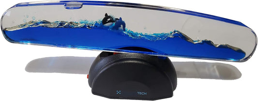 Wave Motion Machine (Blue, 12 Inch with Orcas)
