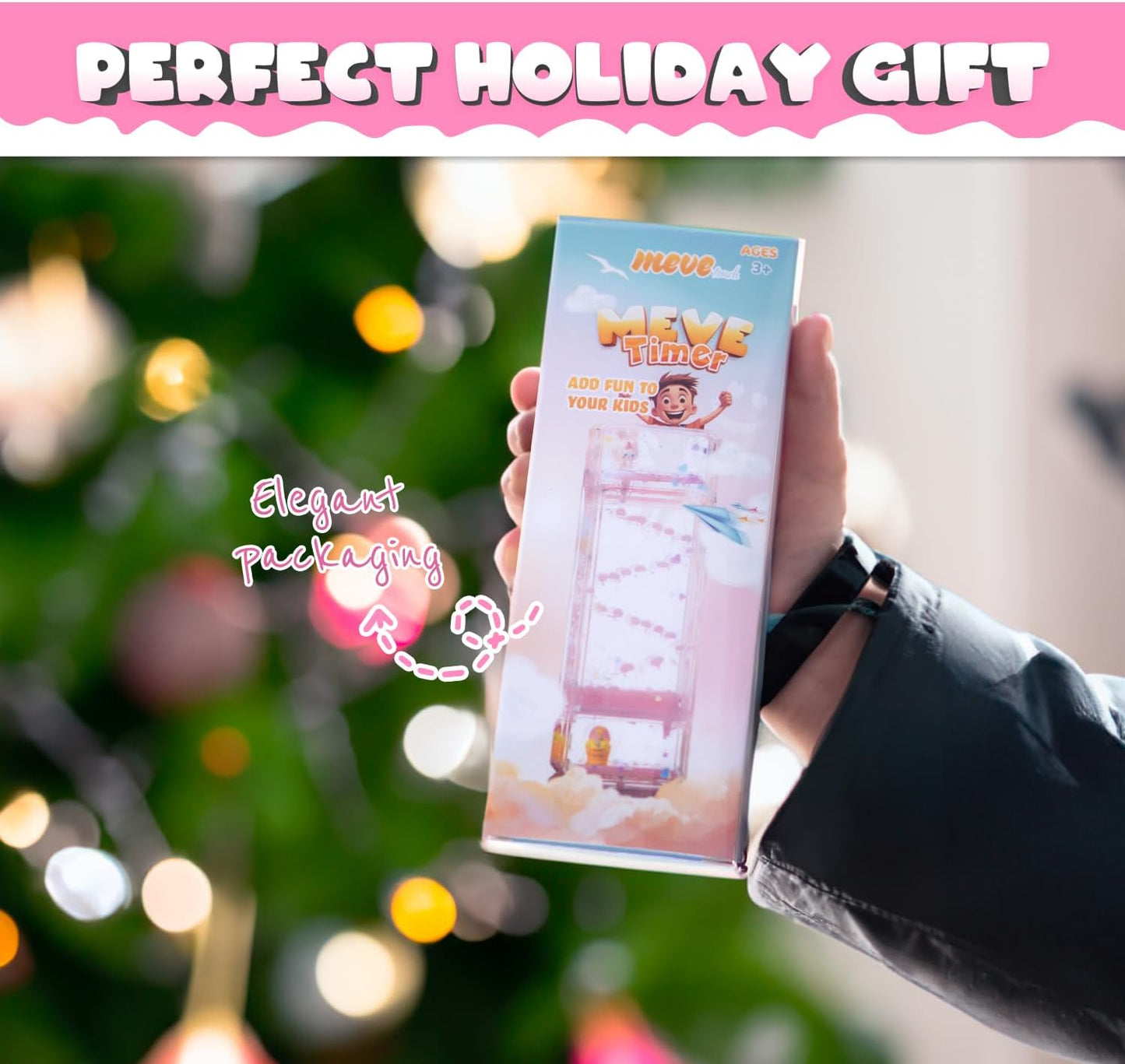 Exclusive Model Liquid Motion Bubbler Timer Soothing Sensory Toy for Relaxation Calming Stress Relief and Sensory Play Perfect for Kids and Adults Unique Desk Decor for Stress and Focus.