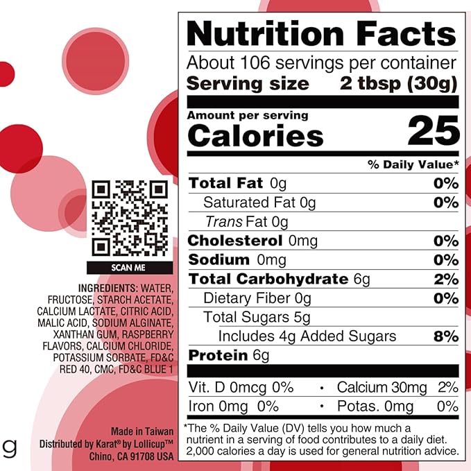 Tea Zone [7 Pounds] Raspberry Popping Pearls for Boba Tea Beverages, Sweets, Ice Cream Topping | B2063