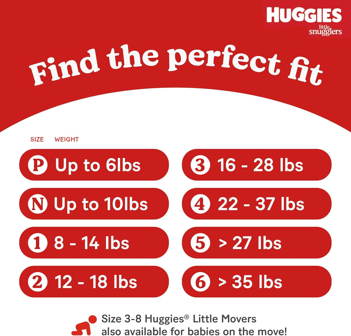 Huggies Size 1 Diapers, Little Snugglers Baby Diapers, Size 1 (8-14 lbs), 32 Count, Packaging May Vary
