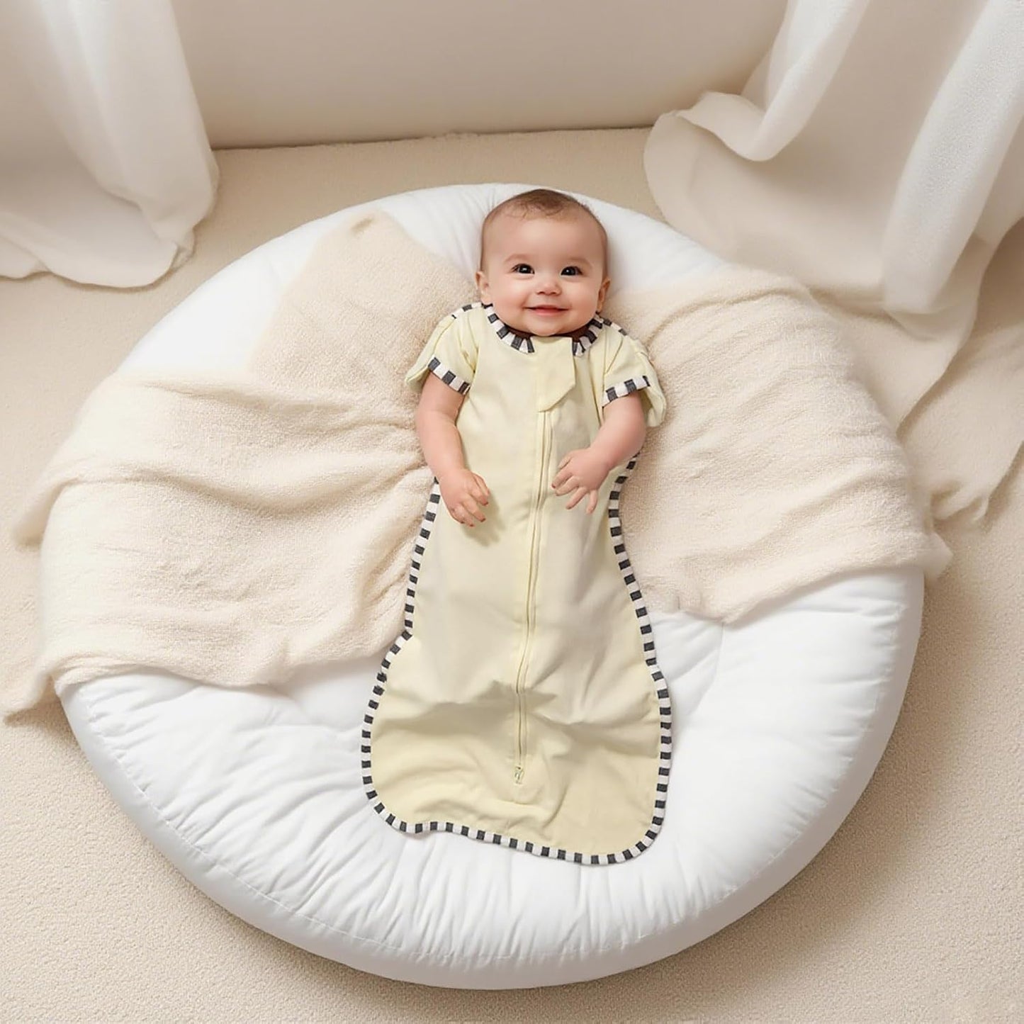 Baby Transition Swaddle 2-Pack, Newborn Sleep Sack, Arms Up Design (Arms In/Out), Infant Swaddle for Boys Girls