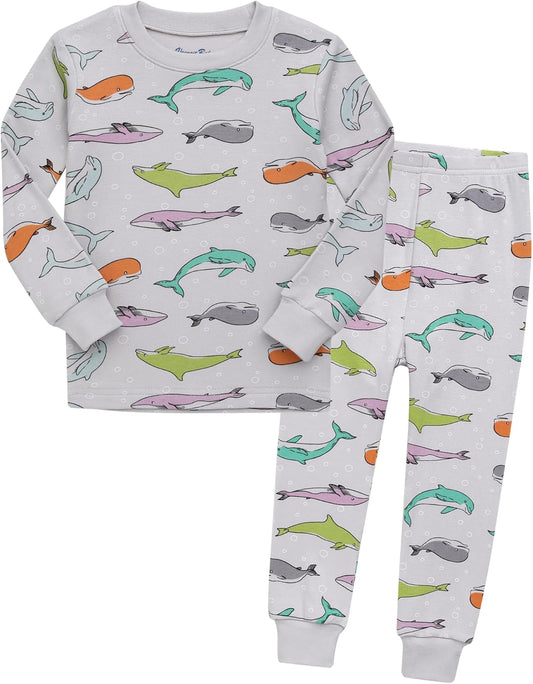 VAENAIT BABY 6M-12Y Kids Unisex Girls & Boys Soft Comfy Modal Tencel Sleepwear Pajamas 2pcs or 4pcs Set