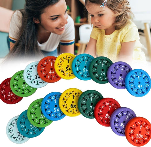 Math Fidget Spinners, Math Fact Fidget Spinners, Math Facts Fidget Spinners (18pcs)