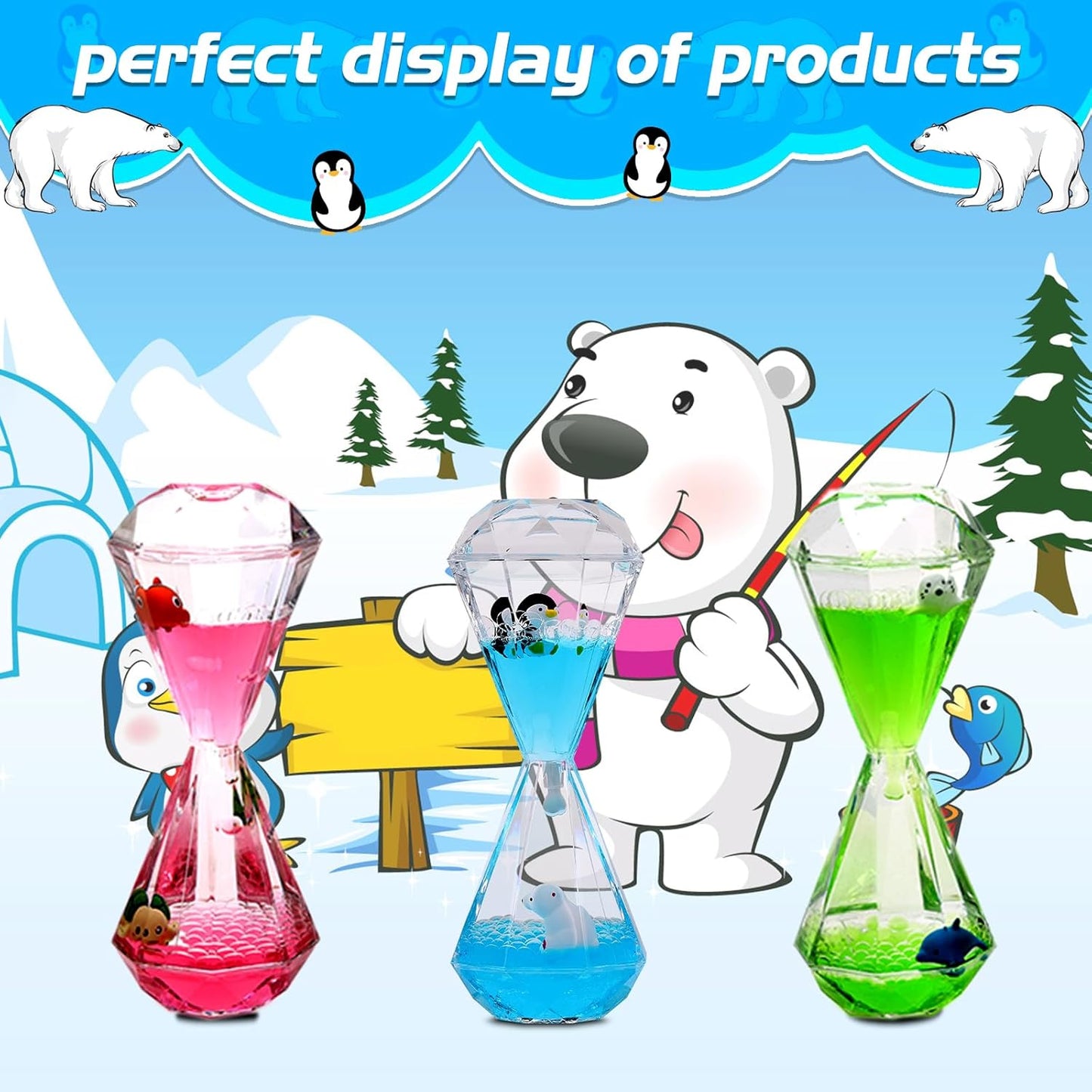 XINBAOHONG Liquid Motion Bubbler for Kids and Adults Hourglass Liquid Bubbler Timer for Sensory Play Fidget Toy Stress Management Desk Decor(Green)