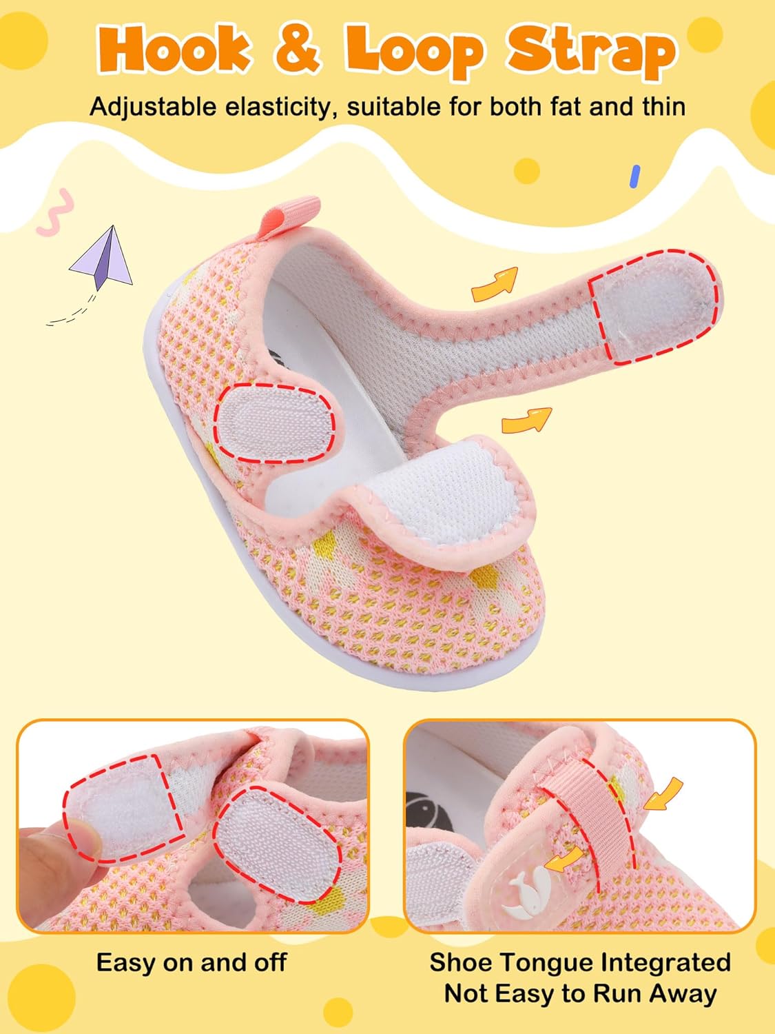 FEETCITY Barefoot Baby Shoes Girls Boys Walking Shoes Infant Sneakers Lightweight Flexible Newborn Dress School Shoe