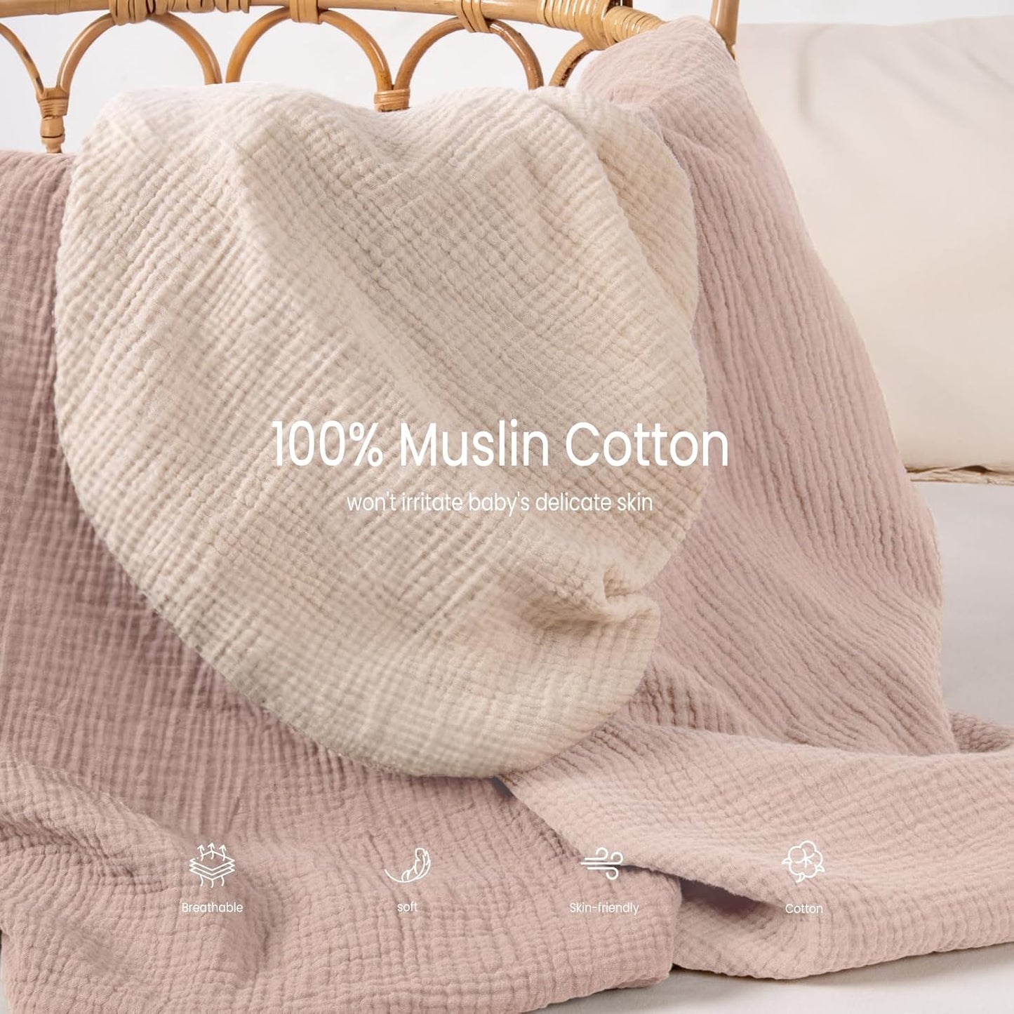 lulumoon Baby Changing Pad Cover: Muslin Diaper Changing Table Pad Cover - Changing Pad Sheets for Girls Boys