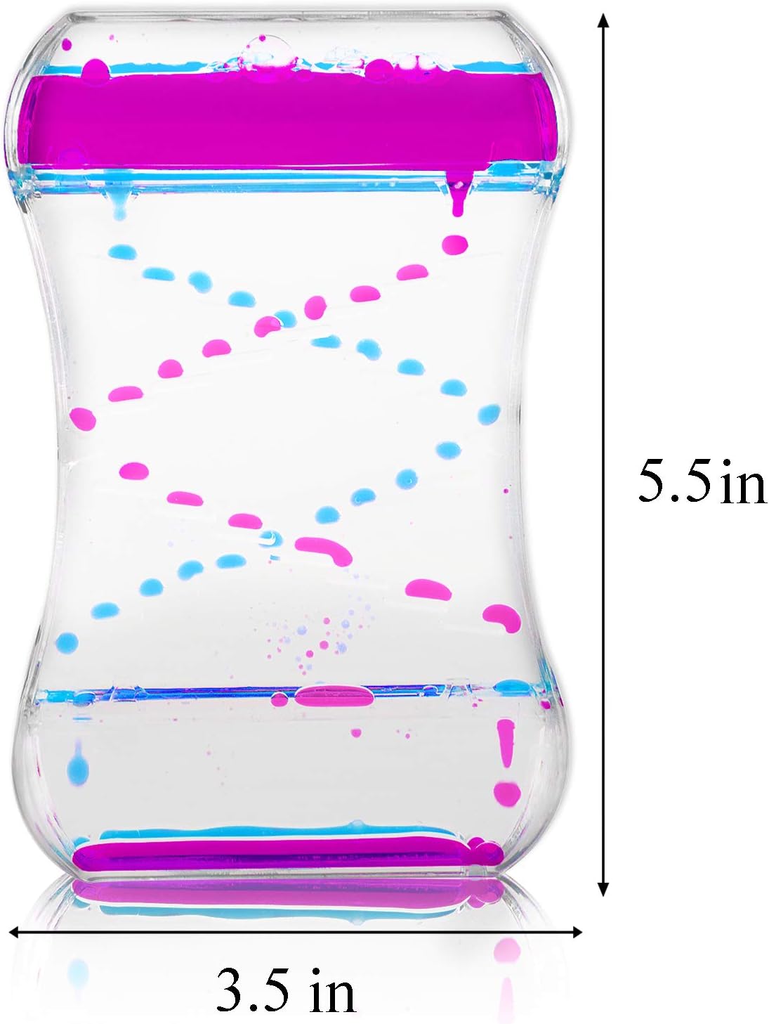 Super Z Outlet Liquid Motion Bubbler for Sensory Play, Fidget Toy, Children Activity, Desk Top, Assorted Colors (Style #2)